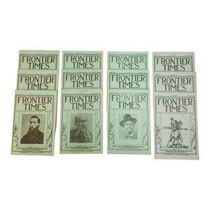 Frontier Times Magazine Reprint Lot Of 12 January - December 1933 Editions